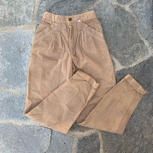 George’s Marciano Guess High Waisted Cuffed Khaki Trousers